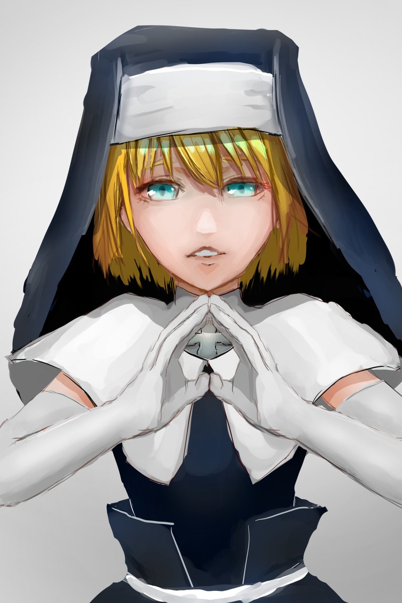 シスターアイリス描いてみました #炎炎ノ消防隊 #シスターアイリス