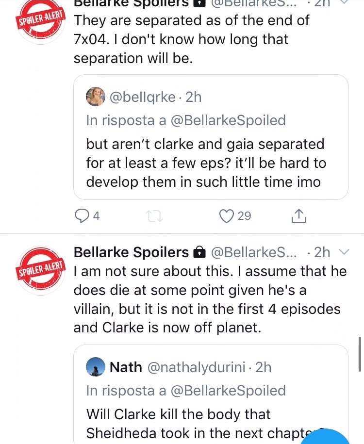 BELLARKESPOILED TWEETS FOR THOSE WHO MISSED IT