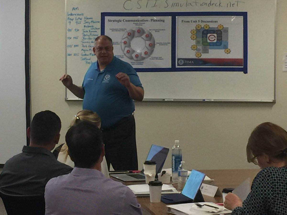 PIOMarkBrady's tweet image. During this week of May in 2017 I was in @SLOtownCali California as part of @FEMA_EMI L0388 #AdvancedPIO Course Instructor cadre with #PhilPolitanoRIP @usfatom @LauraRumpler @SamDBernard @lukeskywatcher - enjoyed seeing @RRUDRPM @Cal_OES @LACoFDPIO @justinfreiler &amp;amp; many more