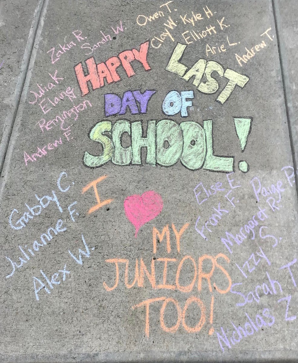 rmtstoudt's tweet photo. Last day for all the rest! Thanks for pushing through to the end! https://t.co/dfLgzZQdKq