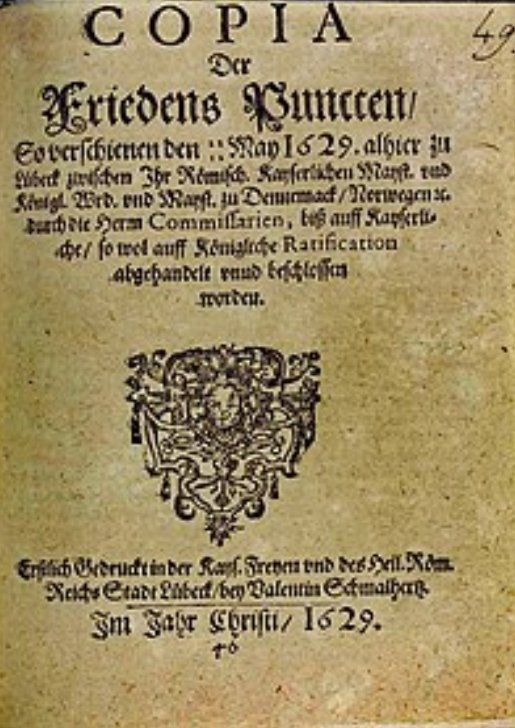 #OnThisDay

1629 – #Holy #Roman #Emperor #Ferdinand II and #Danish #King #Christian IV sign the #Treaty of #Lübeck ending Danish intervention in the Thirty Years' #War.

#HolyRomanEmpire #FerdinandII #ChristianIV #Treaties #ThirtyYearsWar #Europe #History