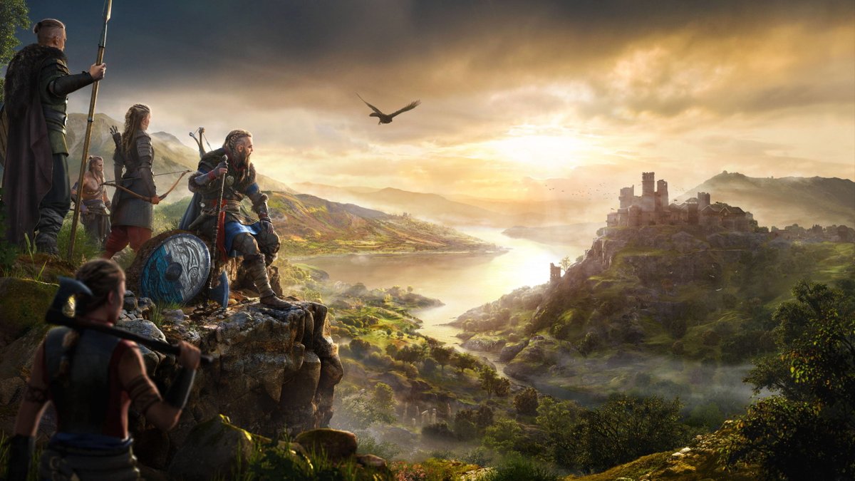 AssassinsFR's tweet photo. Chassé de Norvège par des guerres sans fin,
Eivor combattra corps et âmes pour la survie de son clan,
Coloniser l'Angleterre : tel est son dessein. 

#AssassinsCreedValhalla https://t.co/6JVFg9jE6L