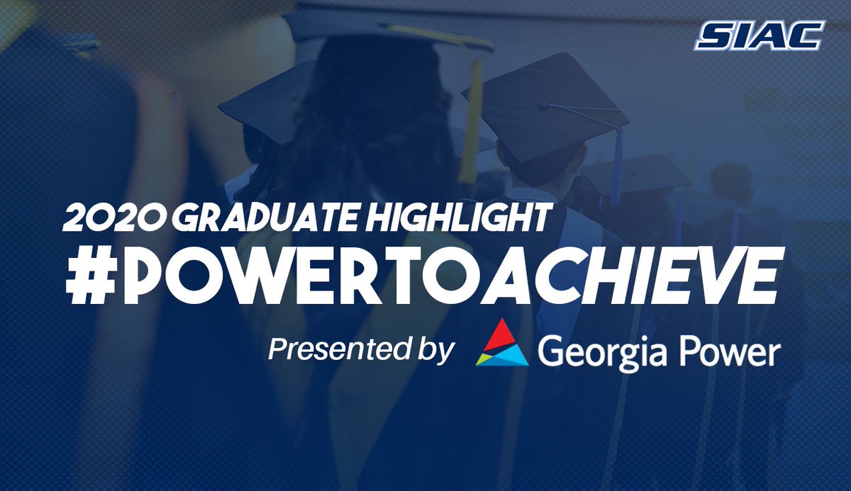 TheSIAC's tweet photo. The SIAC and @GeorgiaPower have partnered for the #PowerToAchieve campaign to highlight graduating student-athletes and their achievements. Congratulations to Jamese Scott of @SavStateTigers for her outstanding academic and athletic achievements. #SIAC #GAPower #ClassOf2020 https://t.co/RCUvH6gi8u