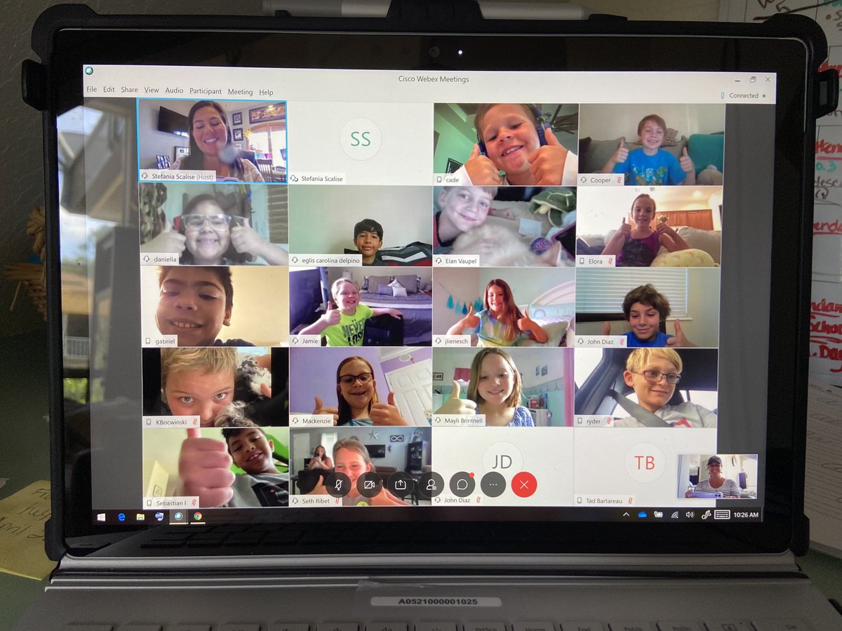 Sundallstars's tweet photo. We miss our class so much!! #virtuallearning @collierschools #VMEPatriots @VMEPatriots https://t.co/fzMrNDowaJ