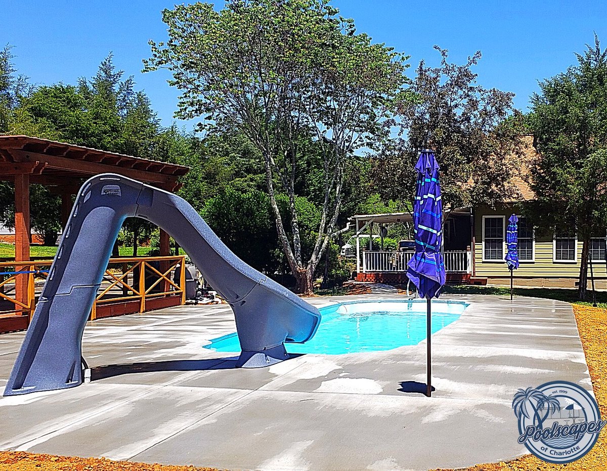 PoolscapesCLT's tweet photo. Let the fun begin! Another completed project by the Poolscapes of Charlotte team!πππ#poolsofcharlotte #fiberglasspool #backyardpool #pooltime #funtimes #bookingforfall2020 #charlottemetro https://t.co/jCxkWZJWyl