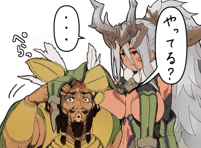 暖簾に腕押し(物理)
#三国志大戦イラスト描いてみた 