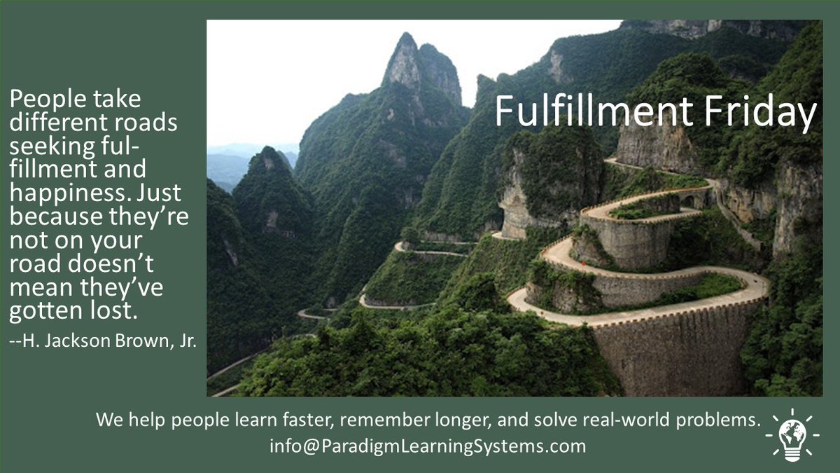 ParadigmLearni1's tweet image. #fulfillment #roads #differentroads #journey #lifejourney #lifelessons #differentpaths #differentiation #lifelesson #wisdom #success #motivation #perseverance #decisionmaking #discipline