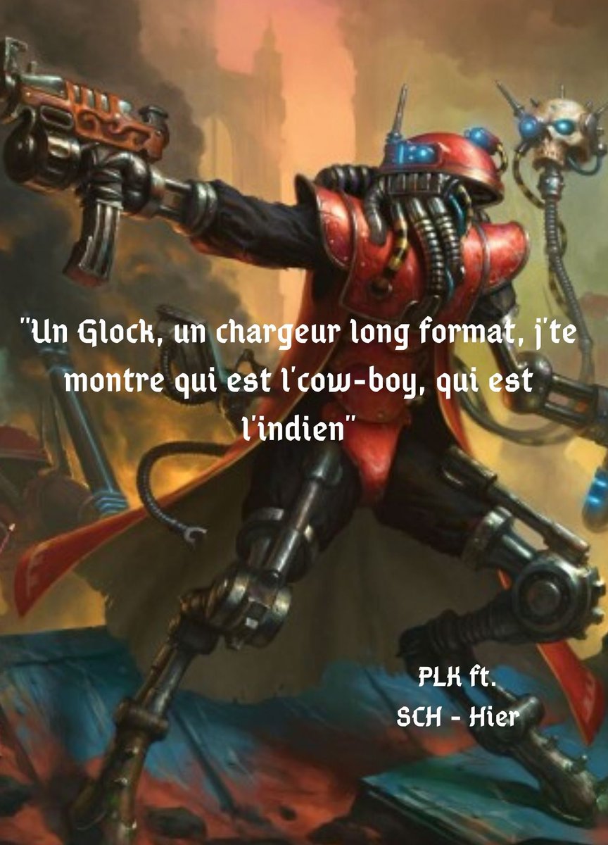 Maison Baron Rouge, la couleur de l'Adeptus Mechanicus.