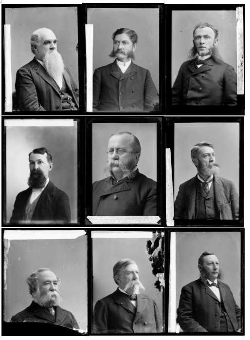 Since everyone enjoyed this thread so much, here are nine Members that received honorable mentions in the Congressional Facial Hair Competition!All of the photos were taken by the C.M. Bell studio and are available via the Library of Congress' digital collections!