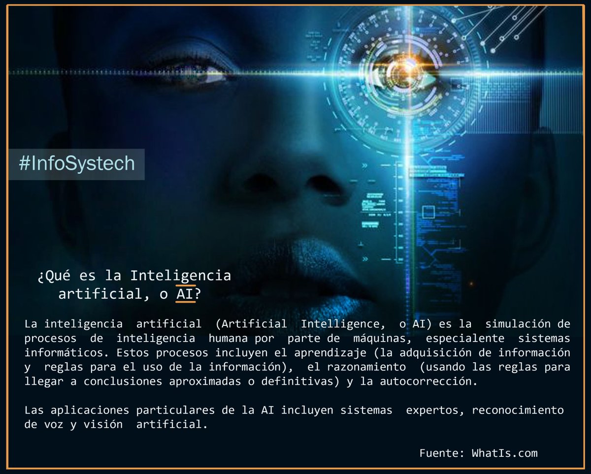 SystechSA's tweet image. Hoy en día, es cada vez más común escuchar sobre la aplicación de la Inteligencia Artificial (IA) en diferentes ámbitos y sectores de la industria #InfoSystech