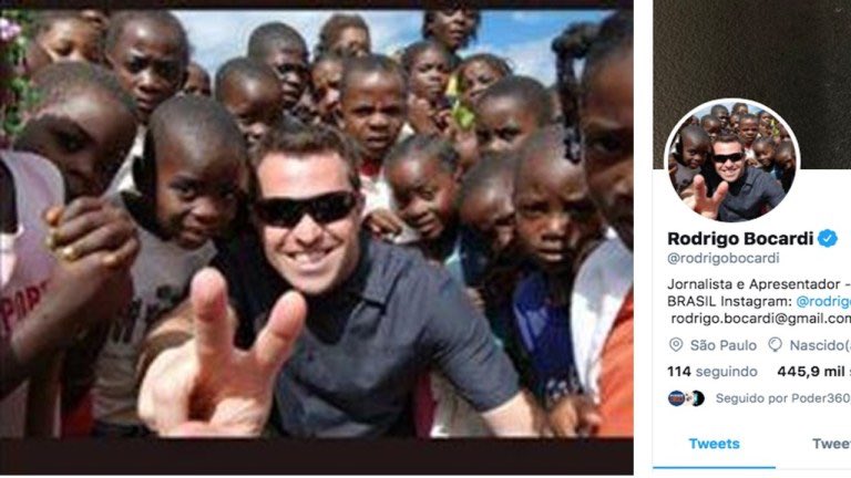 After being called a racist, to prove that he wasn’t, the journalist, Rodrigo Bocardi changed his profile picture to this. Is this what it is? African children are your “I’m not a racist” card? This is why most of these humanitarian acts lack AUTHENTICITY.
