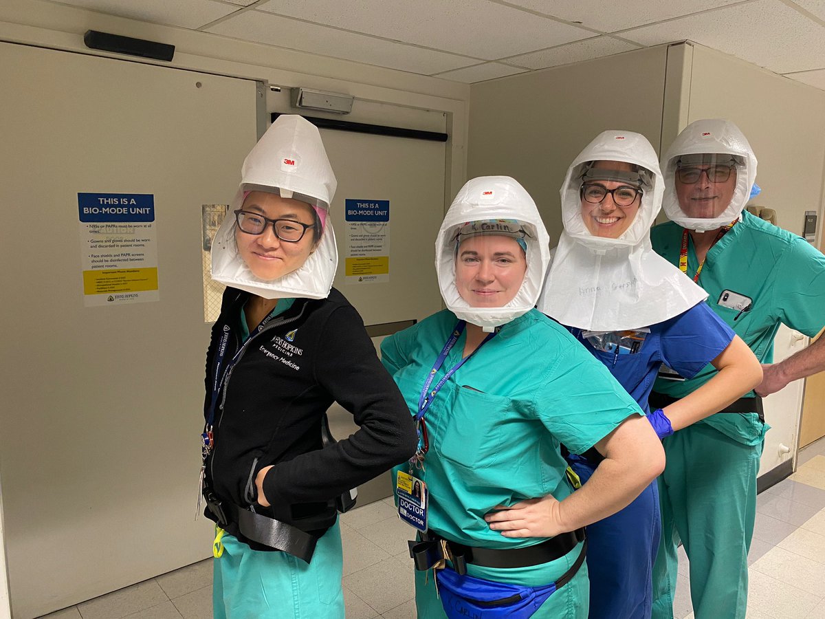 AnnaGersten's tweet photo. 🦠fighting dream team. Special thanks to the incredible @RichSchaeferMD @shin_aera @Katheri83705569 for volunteering to help in our new COVID ICU. https://t.co/DzW8s90iJH