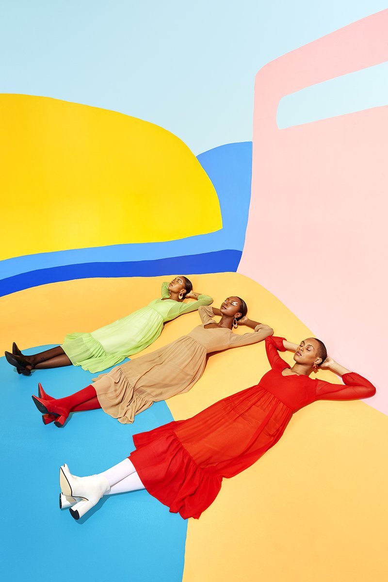 AestheticaMag's tweet photo. #fromthemagazine The inception of colour blocking is widely associated with Dutch painter Piet Mondrian and the De Stijl movement.

@TropicoPhoto brings this into a contemporary context with bold set designs. 

See more on the cover of Aesthetica: https://t.co/qEEccBRTIO https://t.co/UtFHvuOzvD