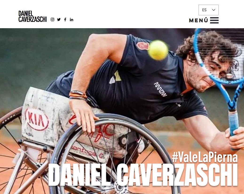 Today is a great day because... ¡it is now my pleasure to present to you my new website: danielcaverzaschi.com!

We’ve done our best for you to be able to find in English and Spanish my latest news, pics, videos and much more. 

#ValeLaPierna (#WorthTheLeg?) 🙈