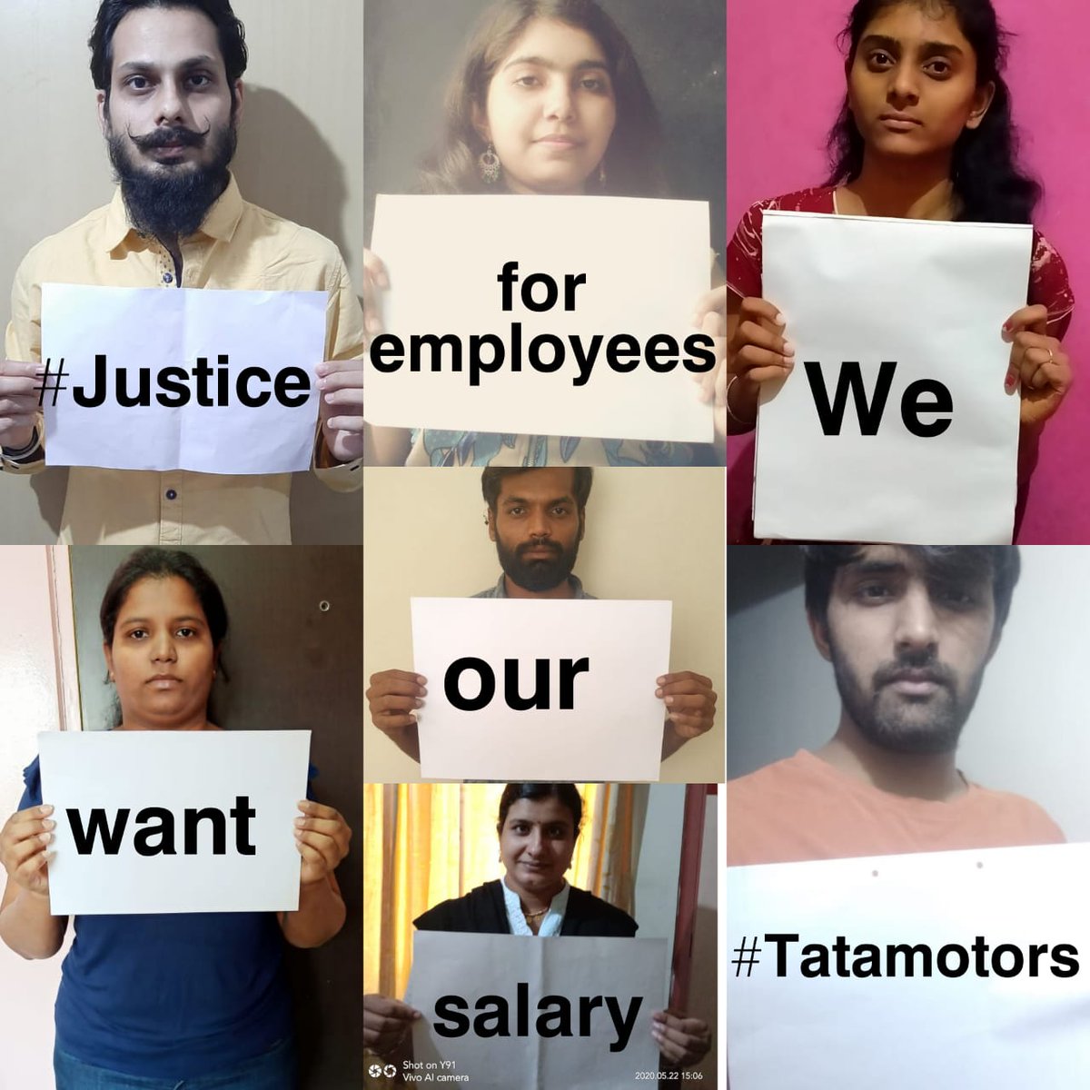 BadadeTejas's tweet photo. #justiceforemployees 
Right to salary &amp;wages for the work done is fundamental right Under  Article 19 &amp; 21 of Indian constitution.@TataMotors should lv up to its noble reputation in times of grave covid recession to pay the salary with immediate effct. @RNTata2000 https://t.co/XoUPyWTE5T