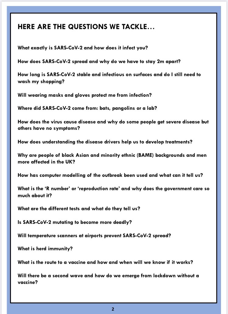 What are the big #COVID19 questions &amp; what have we learned?We’ve written a guide to answer all the Q’s from family and friends during the pandemic, here’s a taster of what we cover, download and share from  <a href="/towerslab/">Towerslab</a> website   ucl.ac.uk/towers-lab/ .Happy bank hols reading!