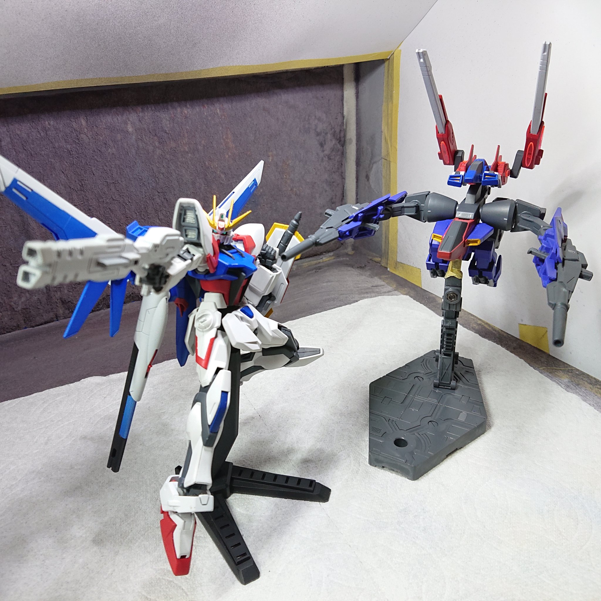 雪菜 刹那ship1 各ブースターと接続してポージング 残りのブースターは２体合体 D ﾟ ﾟ 頭フル回転で考えましたv Gt W Lt V ガンプラ ミキシング ガンプラ女子 ガンプラの画像を貼るとrtされると聞いて T Co Onmrfzkxjs