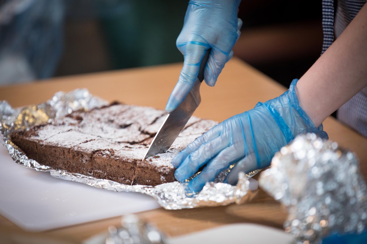 Today is Friday so lunch was handmade fish cakes and the dessert was a yummy chocolate brownie.   Lovely treat on a rainy windy day!  #MealsonWheels #CommunityCare #Ranelagh