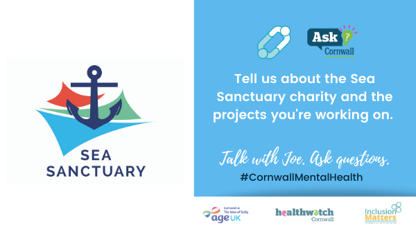 Cornwall_Link's tweet photo. Joe Sabien is the CEO for @seasanctuaryMH
Q7: Joe, tell us about the charity and the projects youβre working on.
Talk with Joe π¬
#Mentalhealthawarenessweek #Mentalhealthawarenessmonth #CornwallLink #AskCornwall #ConnectedCornwall https://t.co/Hzy963DxpH
