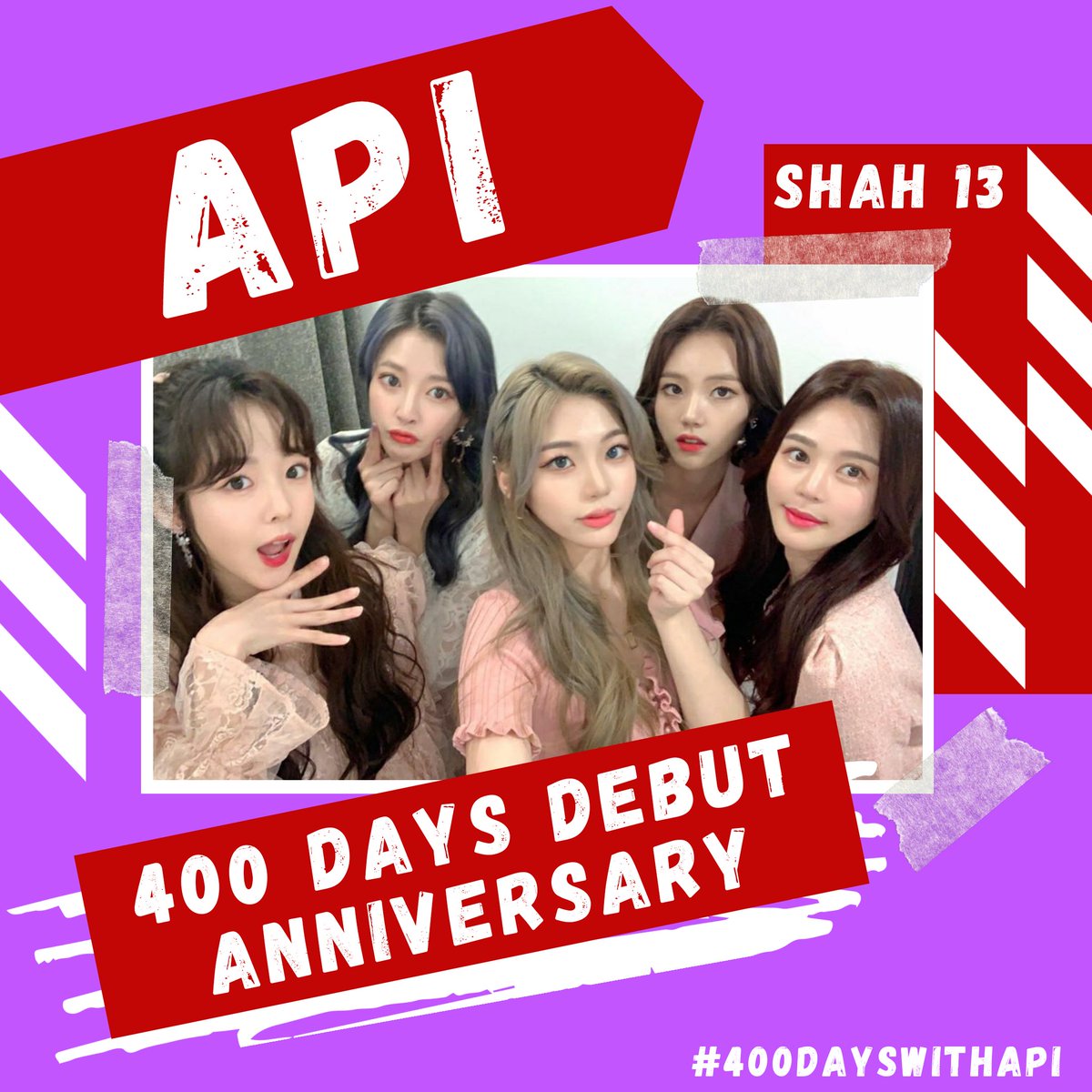 shah_13_'s tweet photo. Happy 400 Days Debut Anniversary to API!!! ❤️
#400DaysWithAPI #API #Saebyeok #Cheongeum #Heejoo #Haru #Dany
@api_official_ https://t.co/3G26qjzDtU