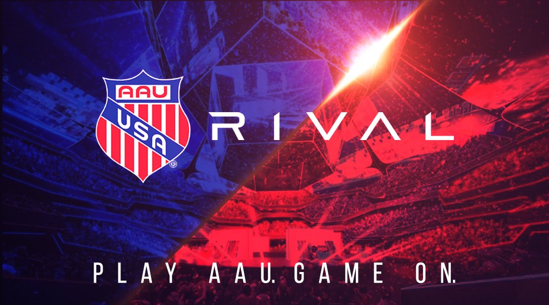 GoRivalGames's tweet photo. HERE IT IS!🔥 We are so excited and honored to bring the @TheRealAAU family and our RIVAL family together with our official partnership. We’ll be helping run their upcoming Esports program for over 770k members! #gorival #togetherwhileapart #esports https://t.co/VLD19ovr0Z