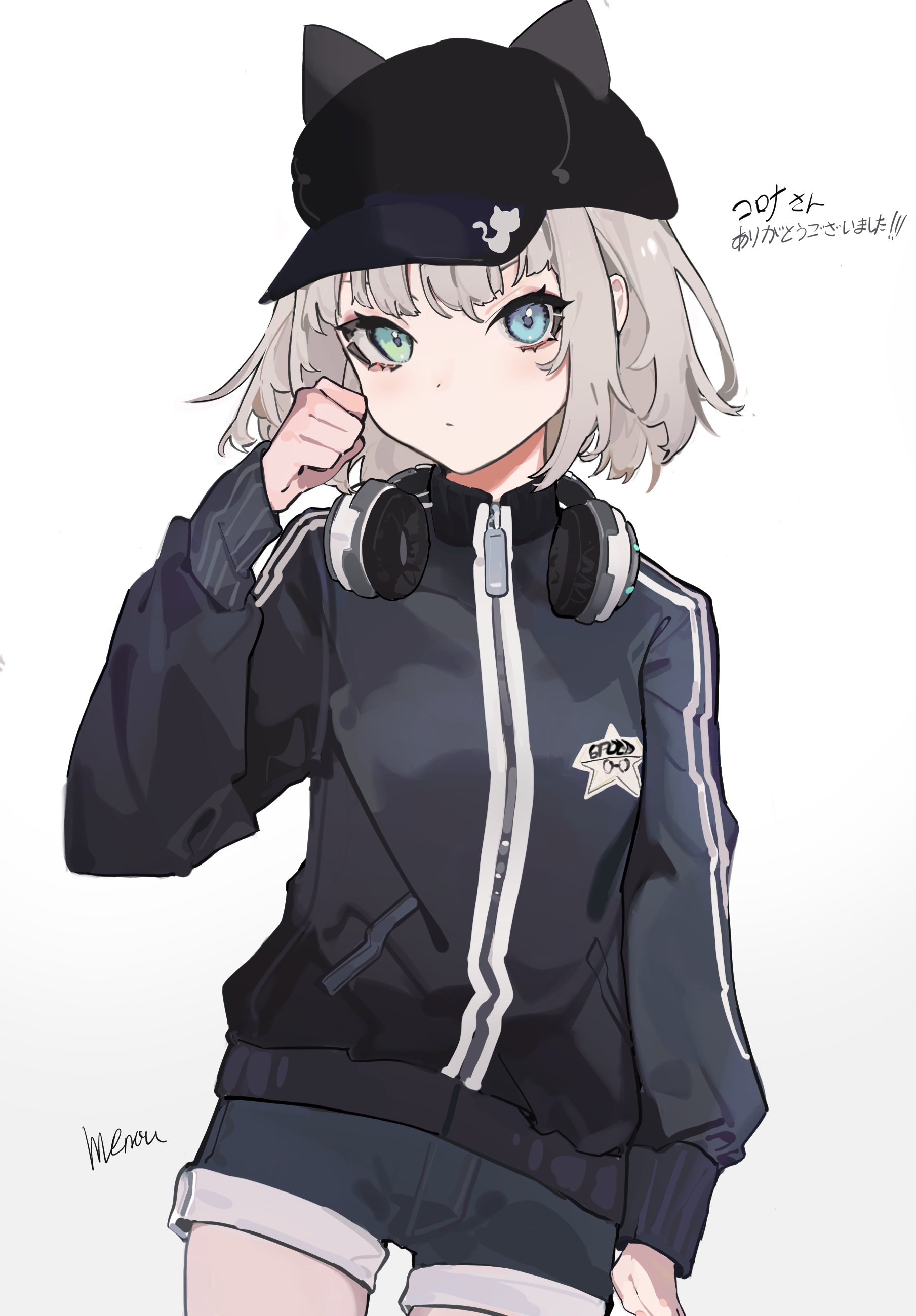 コロナ 黒猫 メノウ さん U Tnmn にご依頼して自キャライラスト描いていただきました イラスト の配色がとても綺麗で感動しました 表情もキャラにあっててすごいです 素敵なイラストありがとうございました T Co