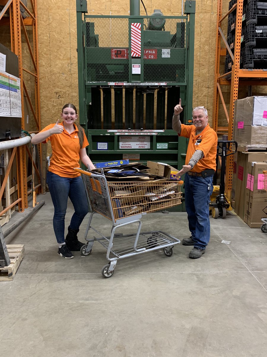 MET 2012 (@hdmet2012) on Twitter photo Cart full of cardboard from packing out more bays in D24. Awesome job Allison and Guy! <a href="/1jsearcy/">Jeff Searcy</a> <a href="/HDsouthportIN/">Southport Home Depot</a> Cart full of cardboard from packing out more bays in D24. Awesome job Allison and Guy! <a href="/1jsearcy/">Jeff Searcy</a> <a href="/HDsouthportIN/">Southport Home Depot</a>
