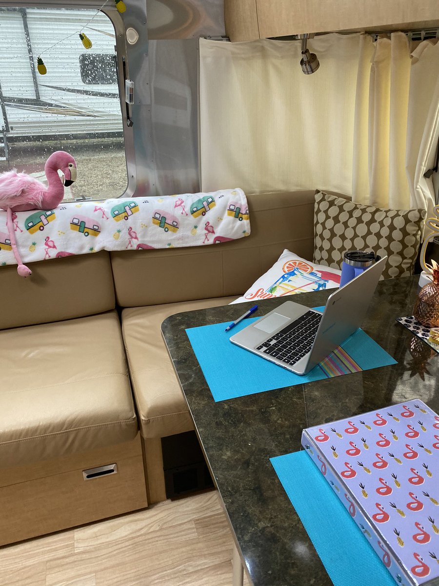 Change of scenery! My happy place! Happy Camper! Meet call with my happy campers from my camper. <a href="/LonePineSchool/">Lone Pine Elementary</a> <a href="/bhschools/">BHSchools</a>
