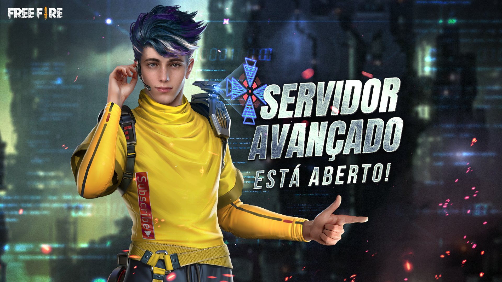 Garena Free Fire Brasil on X: Ei, você aí que se inscreveu para o Servidor  Avançado, ele já está aberto! Acesse o link e baixe a versão oficial para  testar todas as