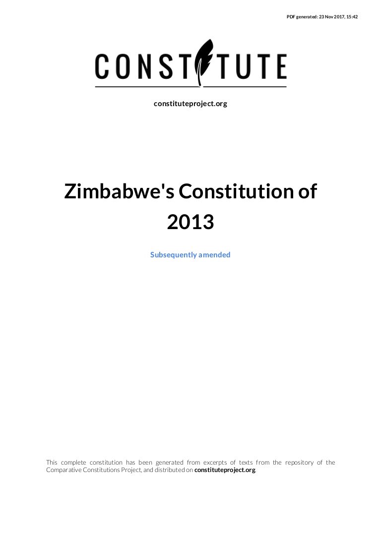 Today marks 7 years of the anniversary of the Zimbabwean Constitution. In commemorating this special day, I will do a thread on the history of constitutionalism in Zimbabwe  Thread