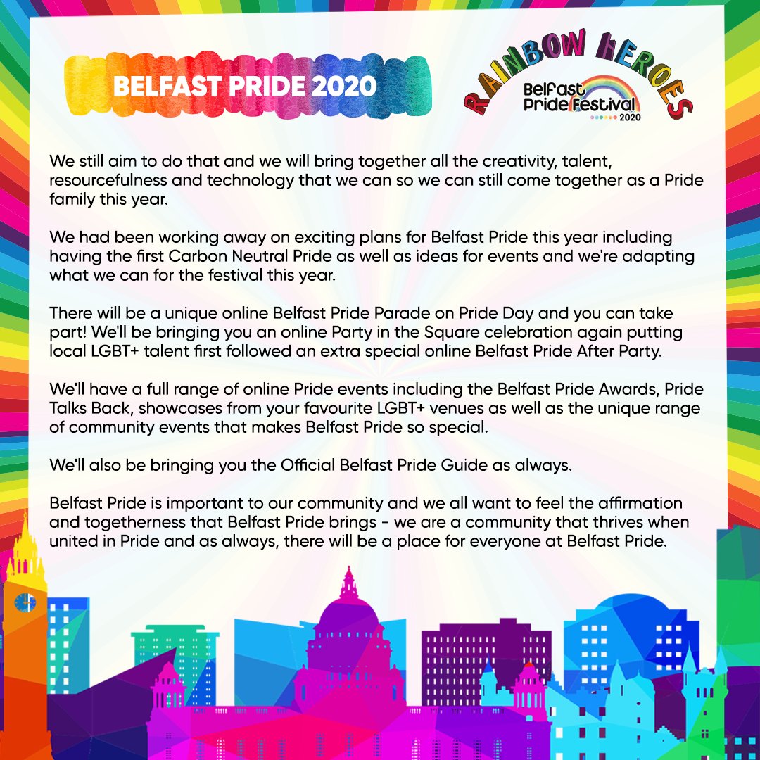 Belfast Pride tweet media