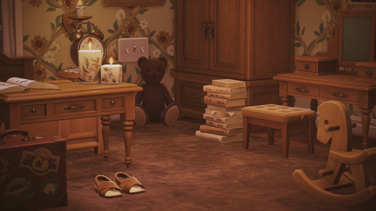 vulnicuryan's tweet photo. La parfaite petite chambre de grand mère 🧸🧶

#ACNH #AnimalCrossing #AnimalCrossingNewHorizons https://t.co/VbjYnQHcmF