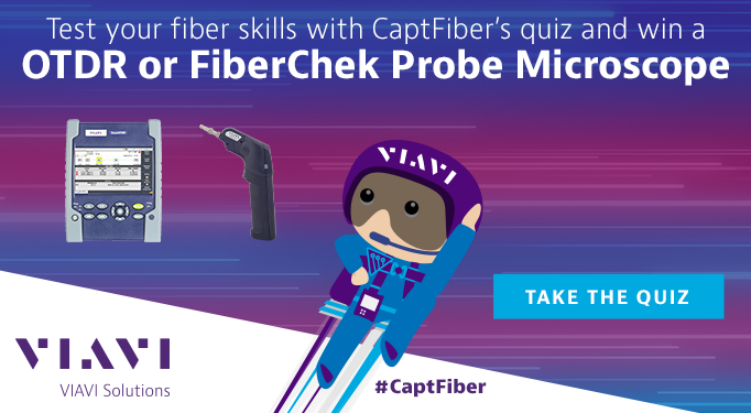 ViaviSolutions's tweet photo. QUIZ | Test your fiber skills with #CaptFiber for a chance to win a brand new #OTDR, all-in-one #fiber inspection solution and other exciting prizes! Participate here: https://t.co/J1BXTXl3Yx https://t.co/GfXxoqgBZC