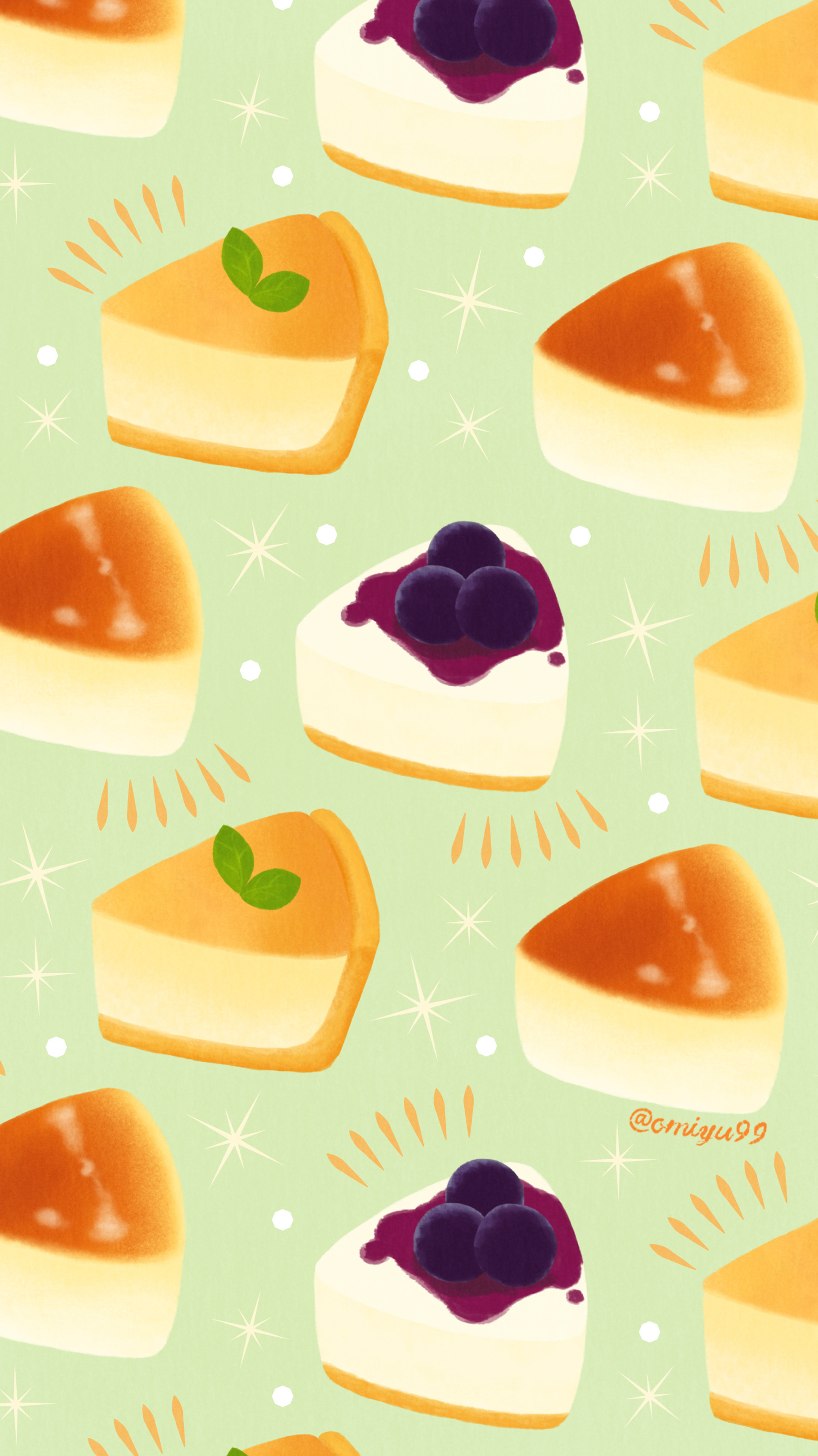 Omiyu Twitter પર チーズケーキな壁紙 Illust Illustration 壁紙 イラスト Iphone壁紙 ケーキ 食べ物 Cheesecake T Co 2ut3sdywhv Twitter