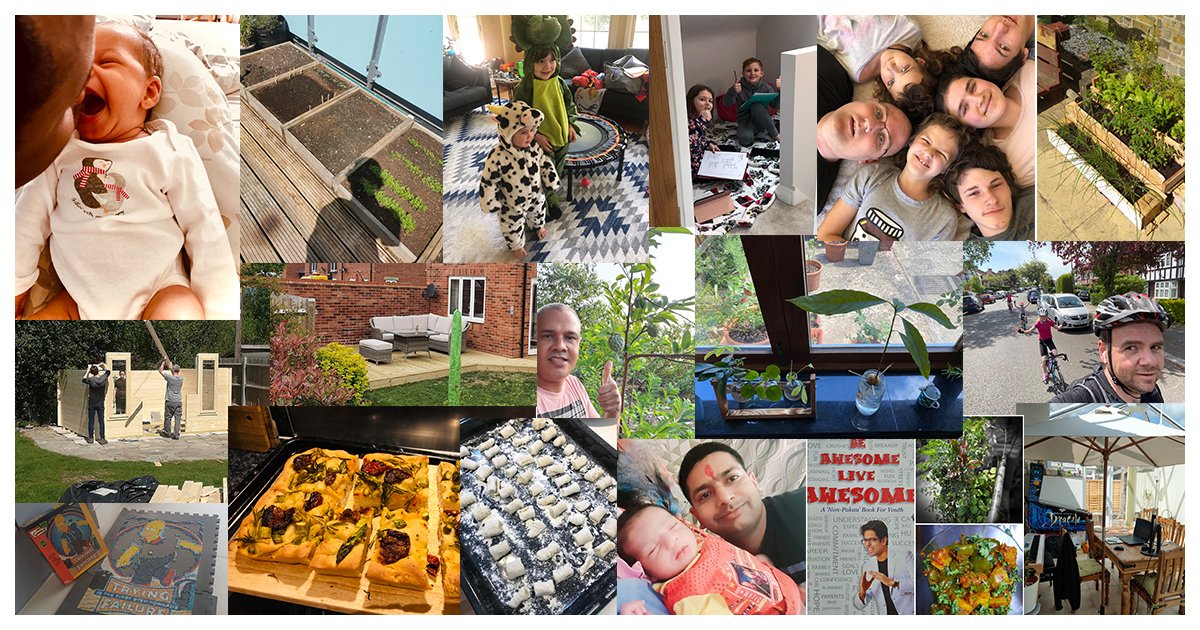 Month two WFH: ✅
Work achievements are visible, so, let's celebrate those that go beyond work hours! 
Cooking, gardening, DIY-ing, home schooling, and welcoming new family members: awesome stuff!🤩

#workingfromhomelife #awesometeam 

@OncamGrandeye @ONVULearning @ONVURetail