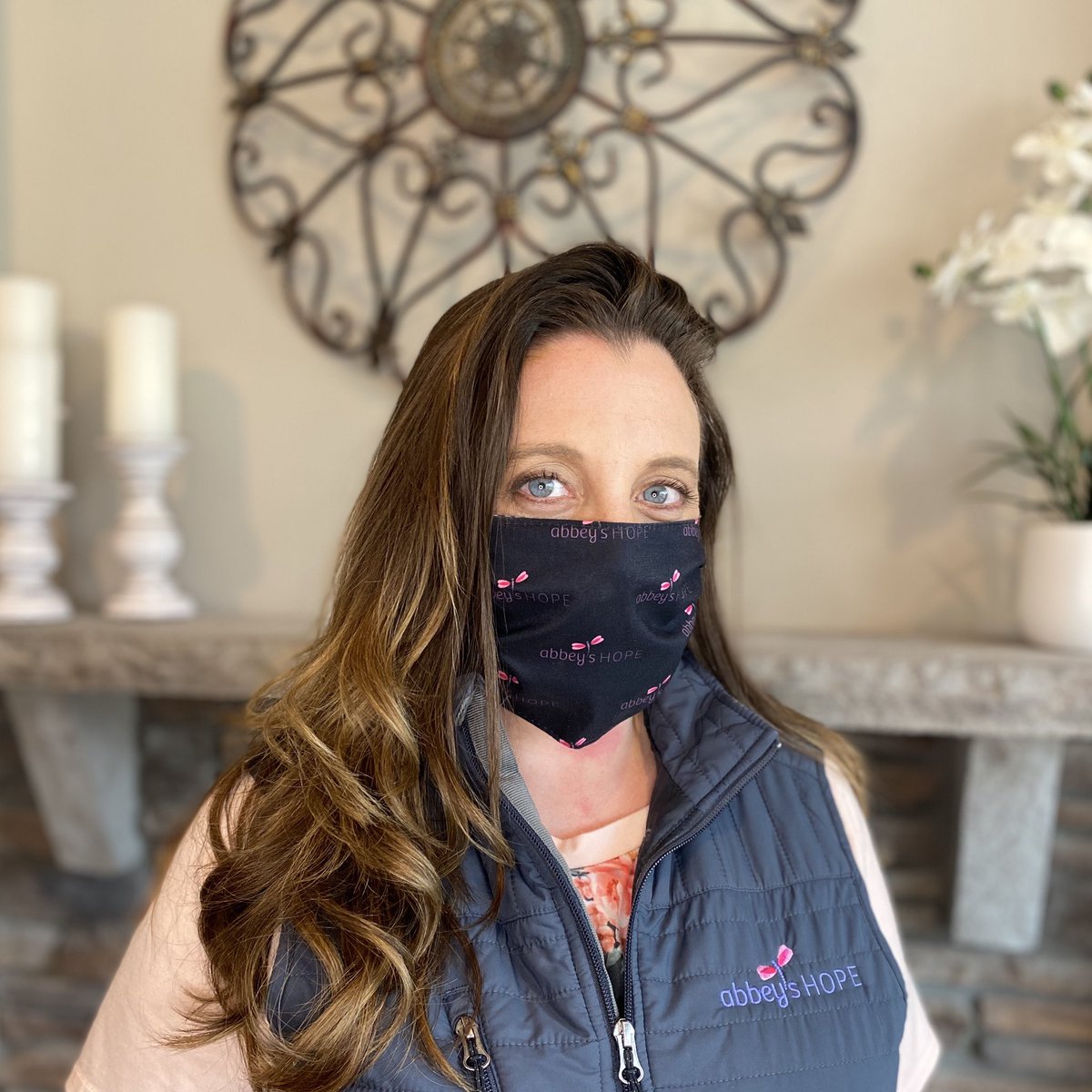 PetriAlison's tweet photo. Covering with Care    Abbey’s Hope is donating face masks to Children’s Hospital Minnesota and you can join our effort!  Visit https://t.co/Rxs2ASlAKm for our Get One - Give One! https://t.co/EmQ0dLtRc7