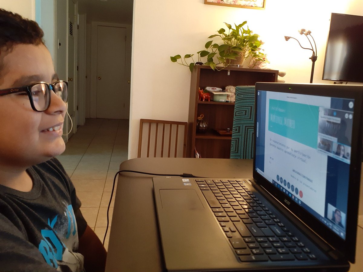 sarach3013's tweet photo. Matheo's virtual awards ceremony 
@EPISDLeeLions @ELPASO_ISD 
Thank you for everything @AlmeidaG16  #readyFor4thGrade https://t.co/eNng9qX8k6
