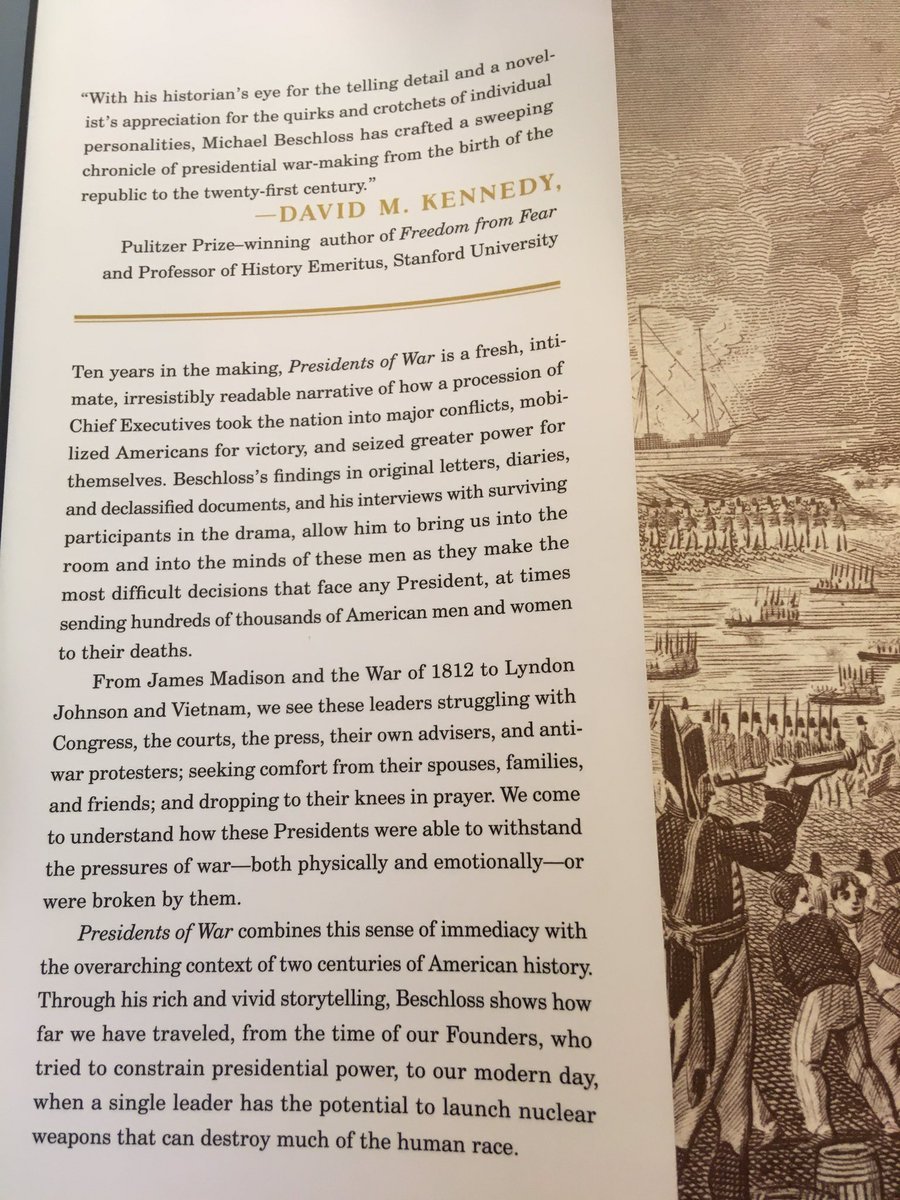 Suggestion for May 22 ... Presidents of War: The Epic Story, From 1807 to Modern Times (2018) by Michael Beschloss.