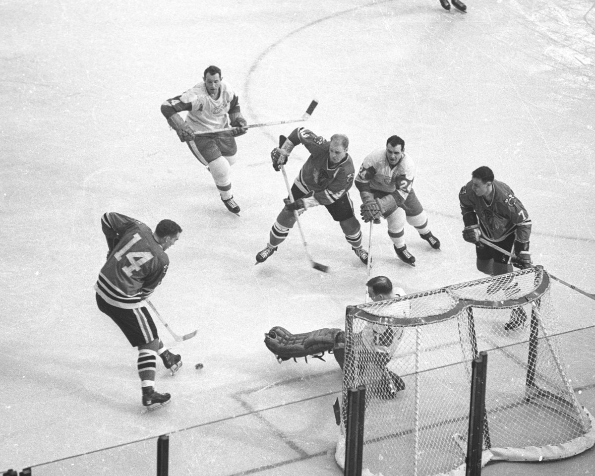 In their shared history, the  #Blackhawks   and Red Wings had met in the playoffs in every decade except the 1950s, so it was a tall order to give the rivalry a befitting sendoff.  #HawksRewind