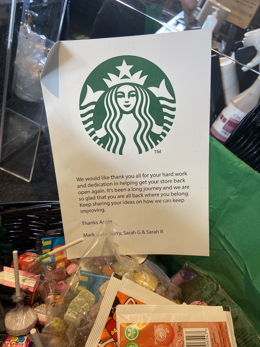 Our store re opened this week and we’ve been run off our feet! Lovely to be sent this treat by our company ☺️🍬🍭