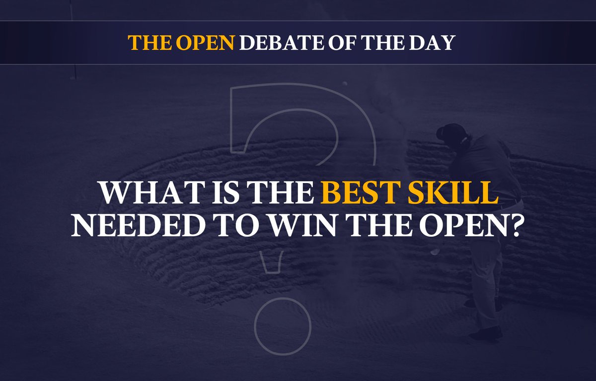 TheOpen's tweet photo. Reply with your answer below #Debateoftheday 🤔 https://t.co/KbvGoB0D8w