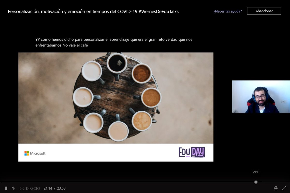 albertomayoral's tweet photo. El café para todos ☕️☕️☕️no suele funcionar casi nunca en ningún ámbito y en educación muchísimo menos. Totalmente de acuerdo con @cpoyatos en #ViernesdeEduTalks https://t.co/UkGQYW7WCk