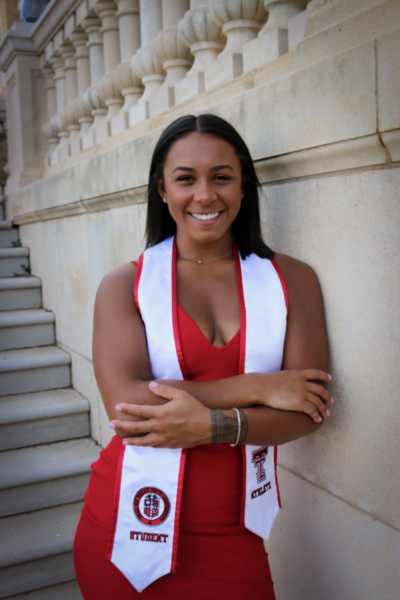 TexasTechSoccer's tweet photo. You'll see @jaadekinng on the pitch again next year, but tomorrow you'll see her on the (virtual) stage!

Congrats to our #️⃣9️⃣, who Saturday will earn her degree in Communications Studies!

🔴#WreckEm⚫️ https://t.co/QMYLR6pBRq