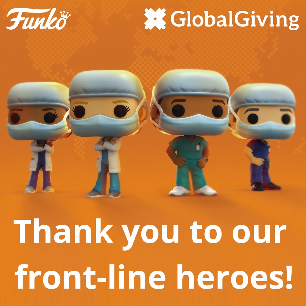 Funko is honoring all the front line workers of COVID-19 with a new line of figures: Pop! Front Line Workers In celebration of their efforts, Funko has also made a donation to GlobalGiving. For more information visit our blog here: bit.ly/2Tj1ojB #funkofamily #funko #pop