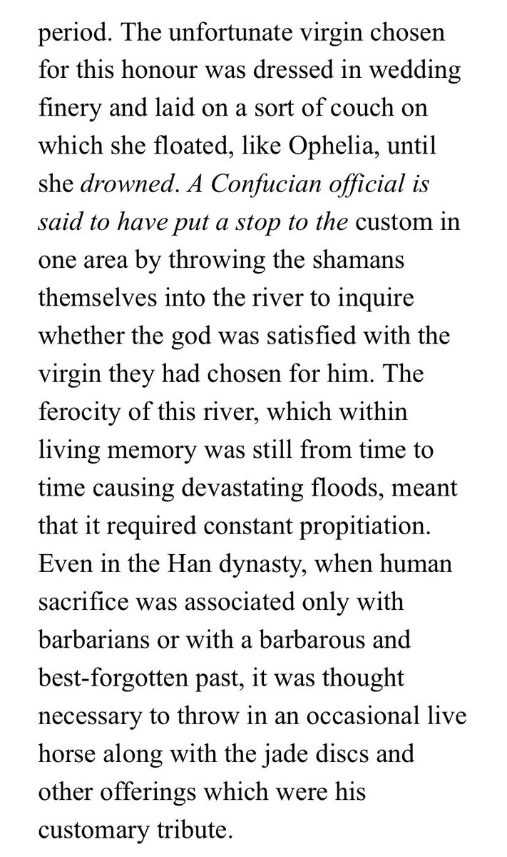 Oh wow. I think He Bo is a similar river god as Habaek in Korea? The one who got sacrificed brides to.