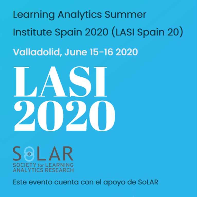 LALACommunity's tweet photo. Se acerca la 𝟵𝗻𝗮 𝗲𝗱𝗶𝗰𝗶𝗼́𝗻 𝗱𝗲𝗹 𝗟𝗲𝗮𝗿𝗻𝗶𝗻𝗴 𝗔𝗻𝗮𝗹𝘆𝘁𝗶𝗰𝘀 𝗦𝘂𝗺𝗺𝗲𝗿 𝗜𝗻𝘀𝘁𝗶𝘁𝘂𝘁𝗲 𝗦𝗽𝗮𝗶𝗻 𝟮𝟬𝟮𝟬 (𝘓𝘈𝘚𝘐 𝘚𝘱𝘢𝘪𝘯 2020) organizado por la Universidad de Valladolid y @snolaresearch
Más info en: https://t.co/EIOxbxmAtc https://t.co/7VWJPKZWDN
