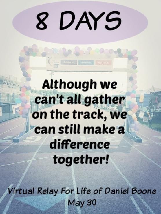 DBrelayforlife's tweet photo. Are you ready??? Send in those pictures and videos, decorate luminaria, plan an online fundraiser, help us make the best virtual Relay possible!!! More updates coming later today!!! Stay tuned! https://t.co/nwGWKYcwEo