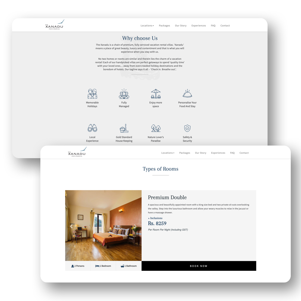 fpscreative's tweet photo. Xanadu, a brand that promises refreshing, rejuvenated &amp; one-of-a-kind experiences to its guests, checked into Fingerprints for pretty much the same for their brand. We were happy to power their website, social media &amp; display content #TheXanadu #WebDesign #Branding #DigitalDesign https://t.co/iAnPgOgXBG