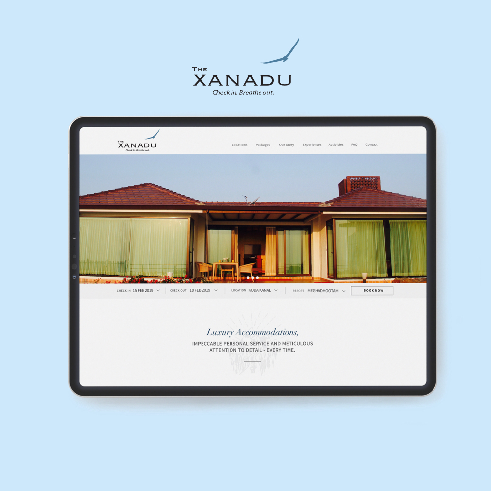 fpscreative's tweet photo. Xanadu, a brand that promises refreshing, rejuvenated &amp; one-of-a-kind experiences to its guests, checked into Fingerprints for pretty much the same for their brand. We were happy to power their website, social media &amp; display content #TheXanadu #WebDesign #Branding #DigitalDesign https://t.co/iAnPgOgXBG
