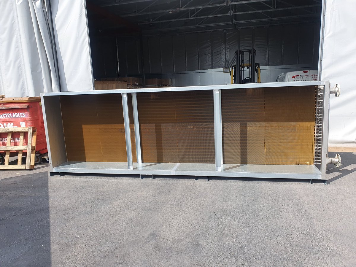 Coils ready for collection, these will be inspected on Tuesday then exported. #industrialrefrigeration #refrigeration #chiller #anticorrosion #ukmanufacturing